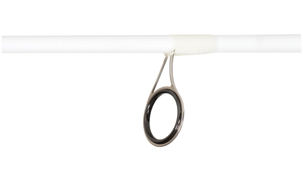 Duckett Fishing Walleye Series Spinning Rods, Med, White, 6ft 8in, DFWE68M-S