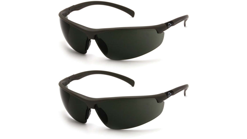 Ducks Unlimited Shooting Eyewear, Black Lens, Black Frame, Pack of 2