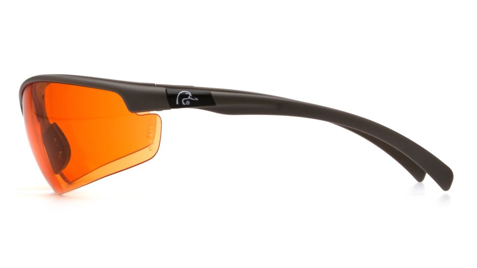 Ducks Unlimited Shooting Eyewear, Orange Lens, Black Frame DUSB6640D