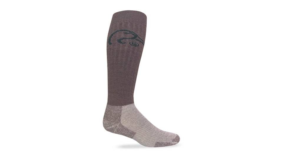 Ducks Unlimited Tall Merino Wool Heavy Boot Sock - Mens, Mocha, Large 9997