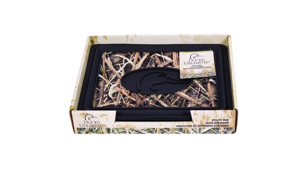 Ducks Unlimited Utility Floor Mat,Ducks Unlimited, Mossy Oak Blades/Camo DFM5104