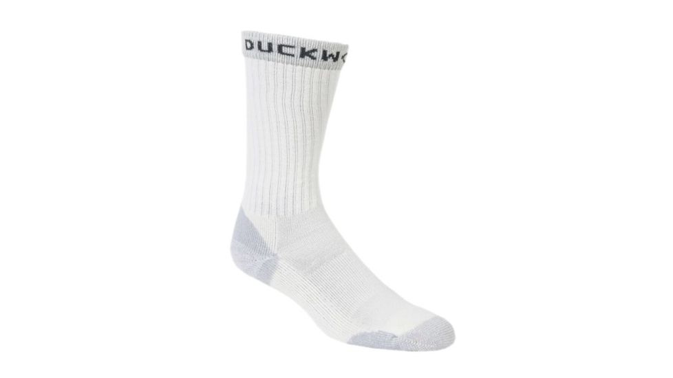 Duckworth Midweight Crew Sock, Natural, L, 41250Ntua