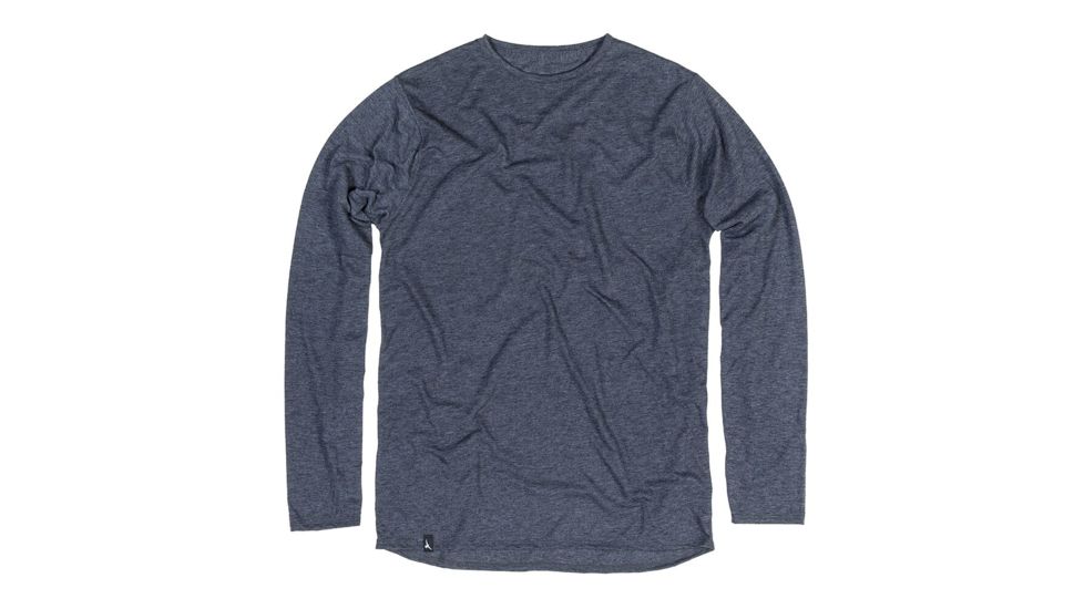 Duckworth Vapor Long Sleeve Crew, Charcoal, S, 10302ChcS