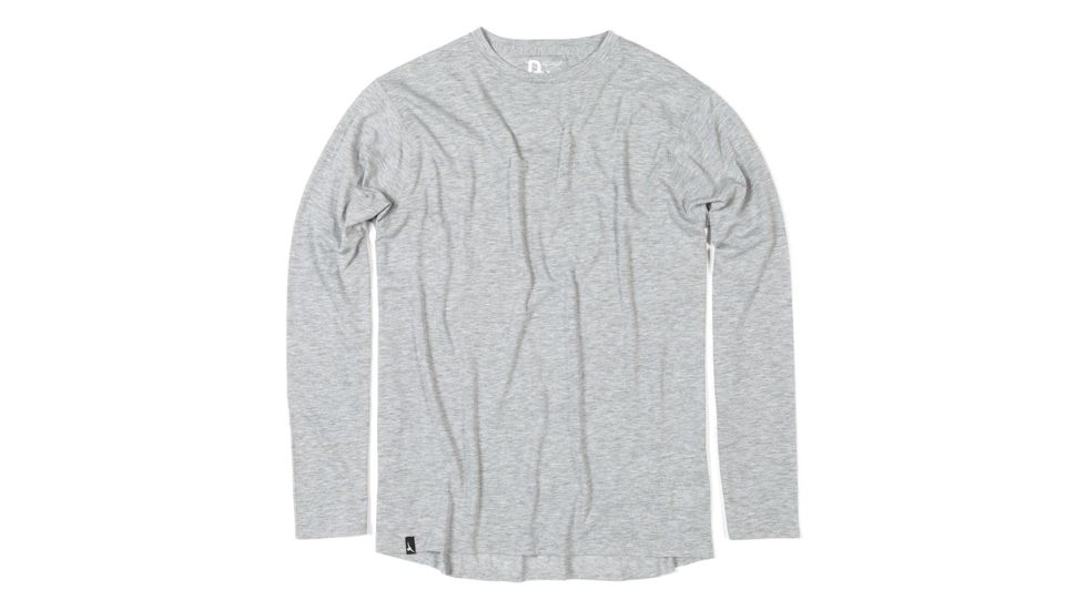 Duckworth Vapor Long Sleeve Crew, Standard Gray, XXL, 10302StnGy