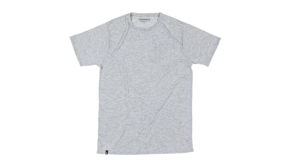 Duckworth Vapor Pocket Tee, Standard Gray, L, 10360StnGyeq