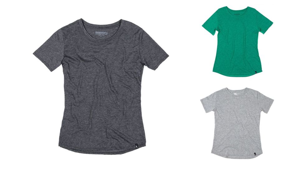 Duckworth Vapor Tee - Women's, Charcoal, Grass Green, Gray