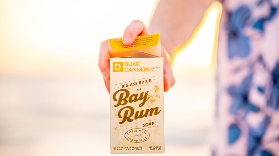Duke Cannon Supply Co Big Ass Brick Of Bay Rum Soap, 10 oz, 01BAYRUM