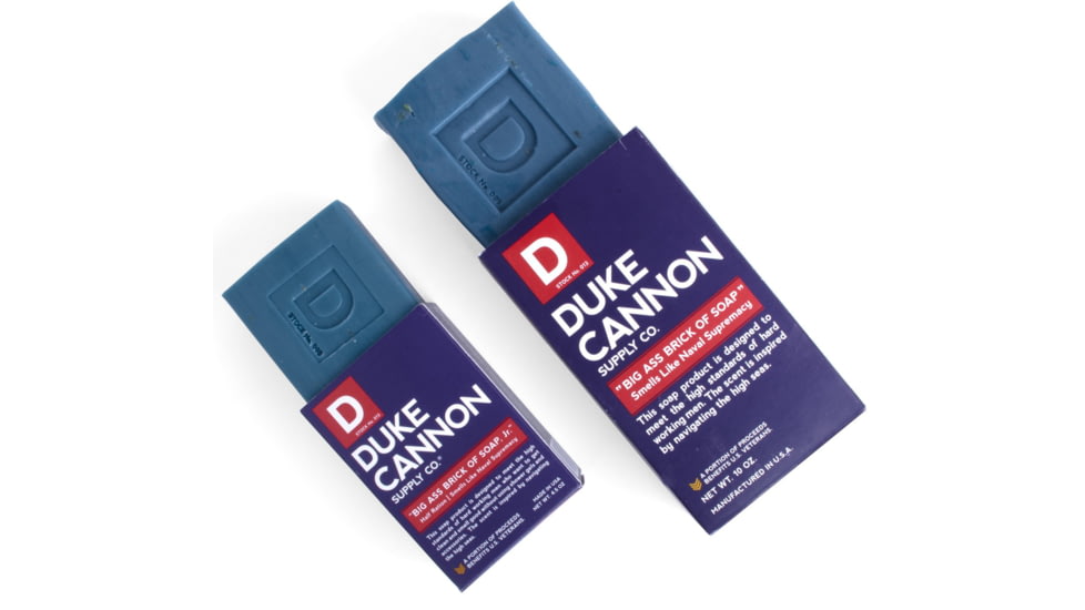 Duke Cannon Supply Co Big Ass Brick of Soap Jr, Naval Supremacy, Blue, BLUEJR