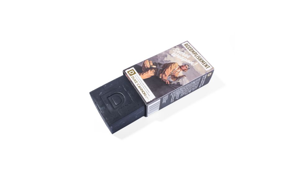 Duke Cannon Supply Co Big Ass Brick of Soap, WW2 Accomplishment, 10 oz Bar, 03BLACK1