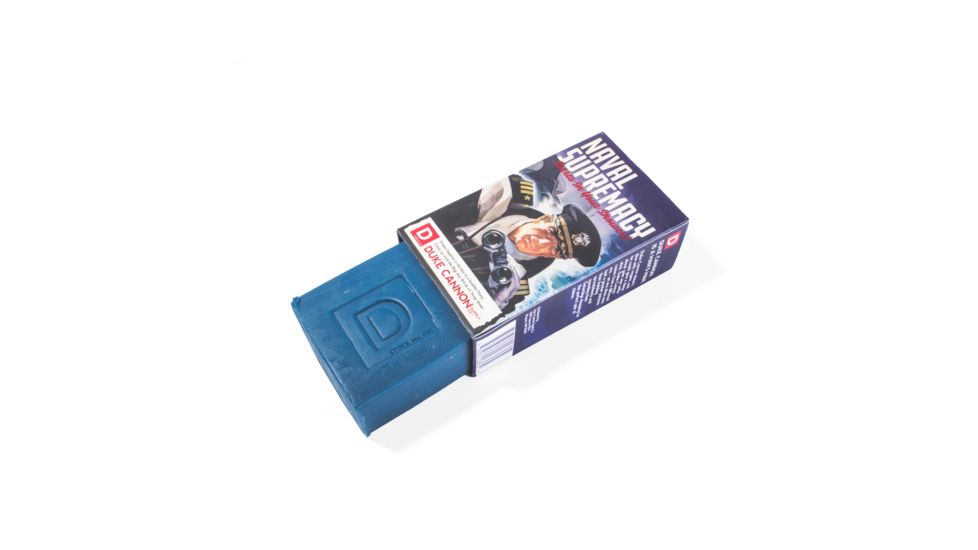 Duke Cannon Supply Co Big Ass Brick of Soap, WW2 Naval Supremacy, 10 oz Bar, 03BLUE