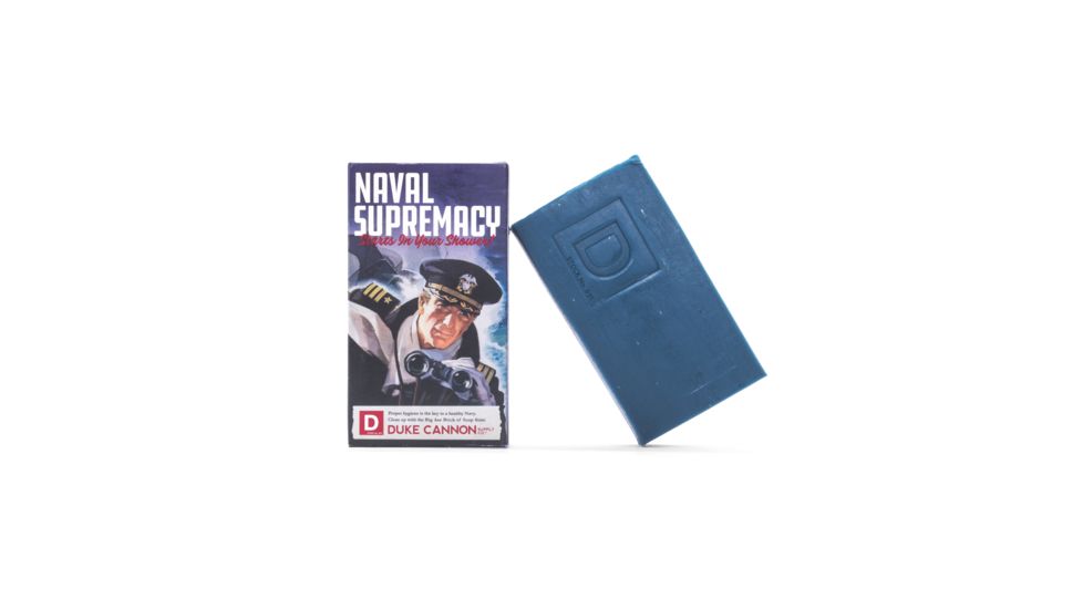 Duke Cannon Supply Co Big Ass Brick of Soap, WW2 Naval Supremacy, 10 oz Bar, 03BLUE