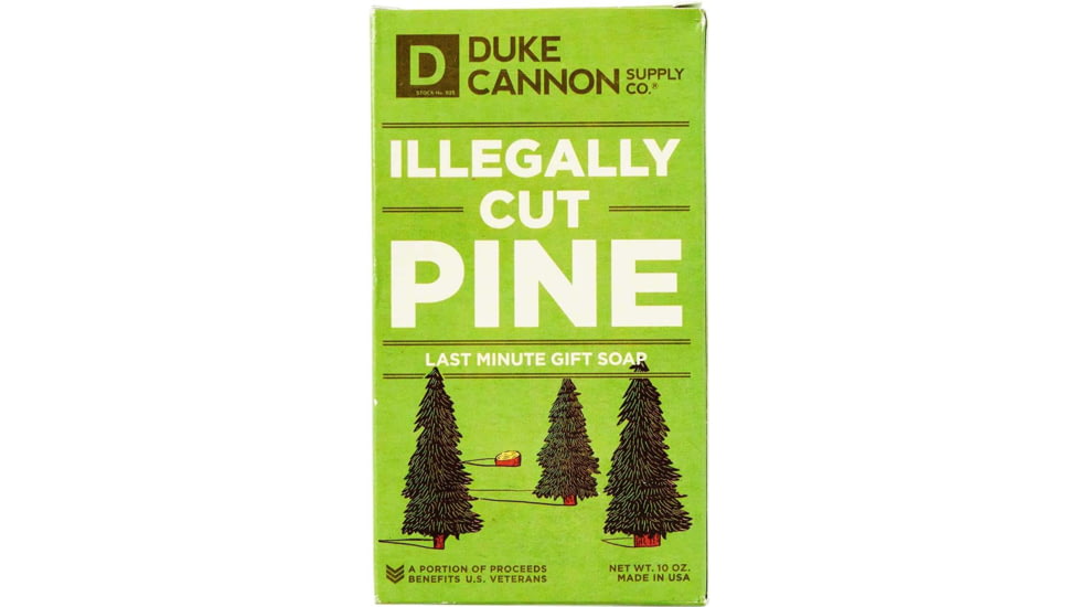 Duke Cannon Supply Co Big Ass Brick Soap - Illegally Cut Pine, 01HOLIDAYILLEGALPINE
