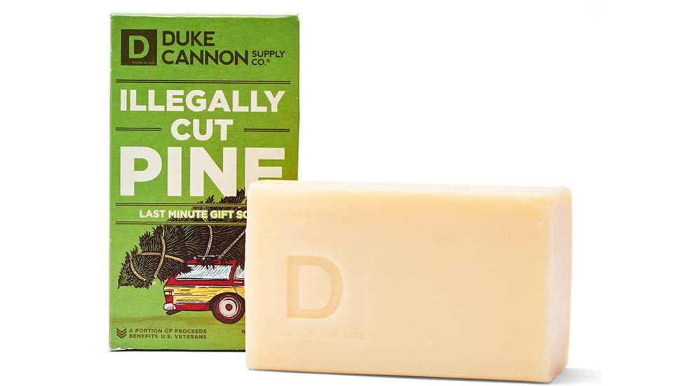 Duke Cannon Supply Co Big Ass Brick Soap - Illegally Cut Pine, 01HOLIDAYILLEGALPINE