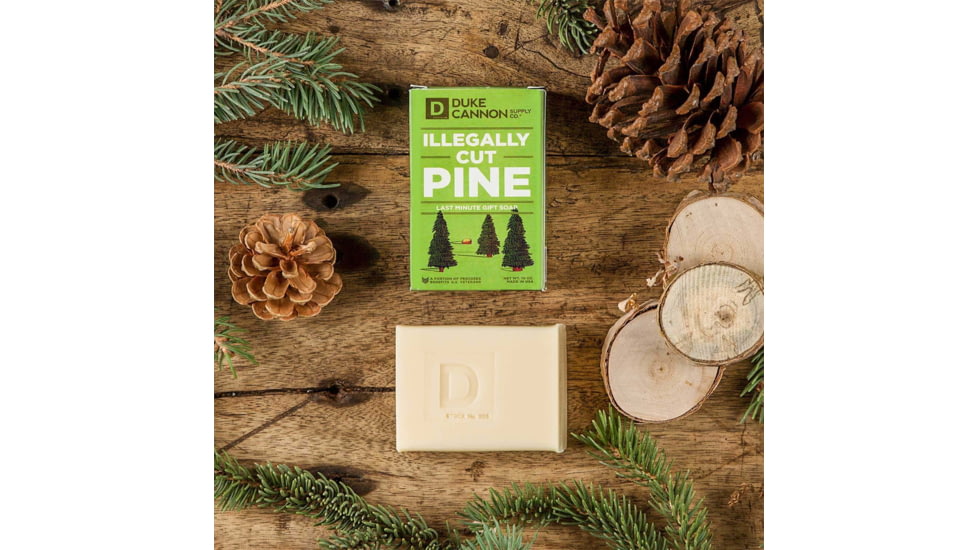Duke Cannon Supply Co Big Ass Brick Soap - Illegally Cut Pine, 01HOLIDAYILLEGALPINE