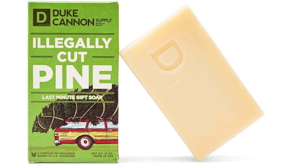 Duke Cannon Supply Co Big Ass Brick Soap - Illegally Cut Pine, 01HOLIDAYILLEGALPINE