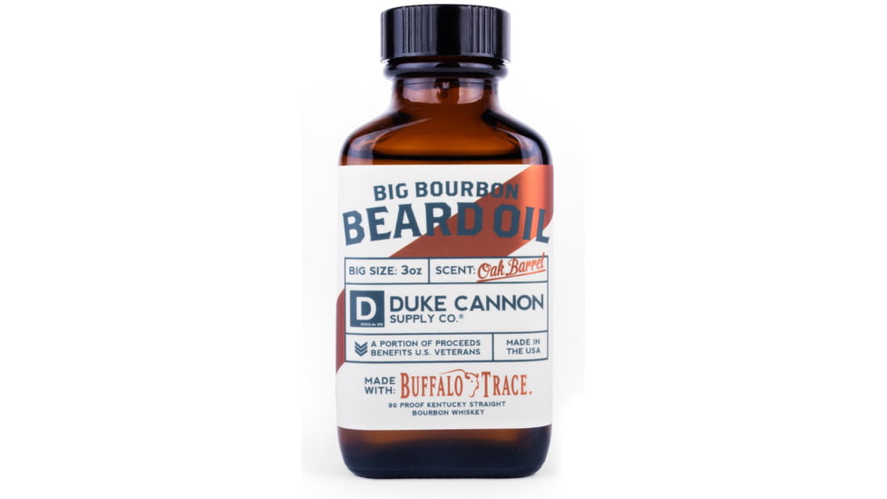 Duke Cannon Supply Co Big Bourbon Beard Oil, 3 oz, 03BDOIL1