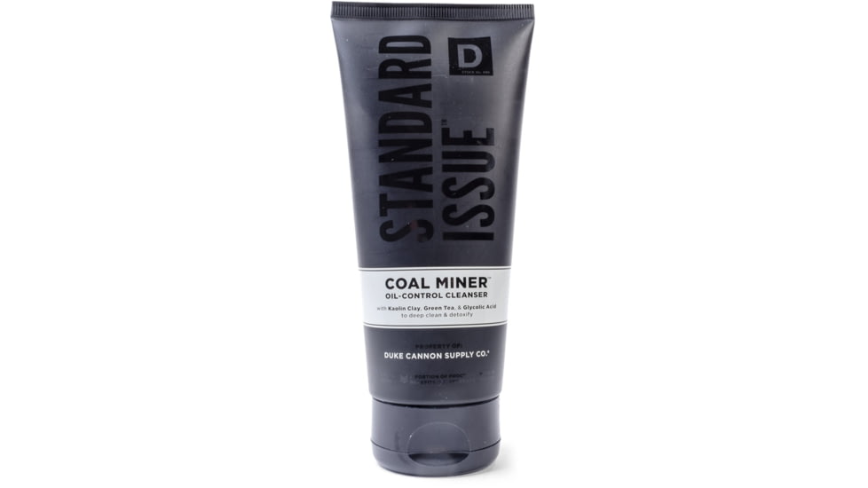 Duke Cannon Supply Co Coal Miner Glycolic Oil Control Face Cleanser, 6OZCOALMINER