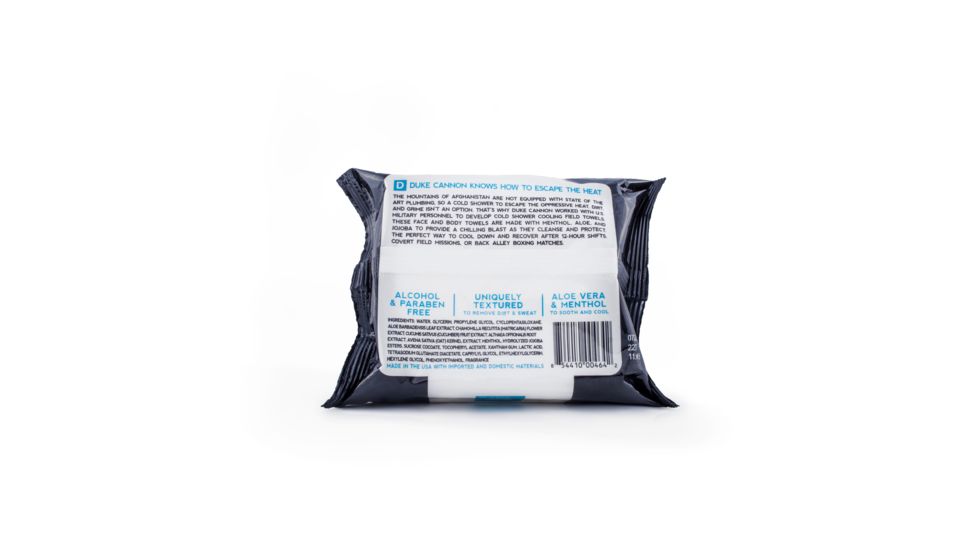 Duke Cannon Supply Co Cold Shower Cooling Field Towels, 25/Pack, TOWELS