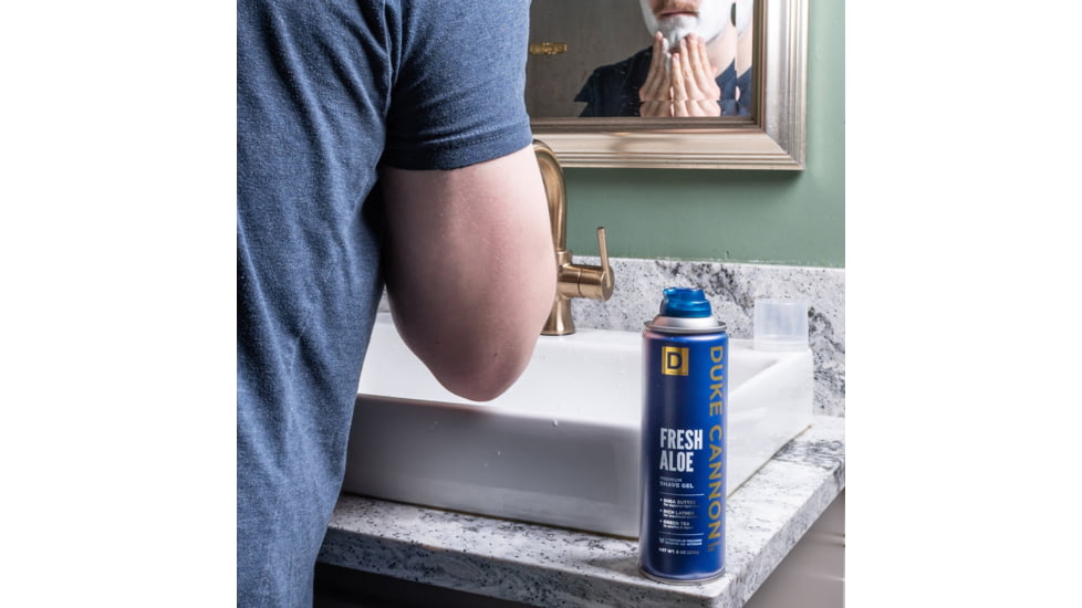 Duke Cannon Supply Co Fresh Aloe Premium Shave Gel Foam, 8 oz, 8OZFRESHALOESHAVE
