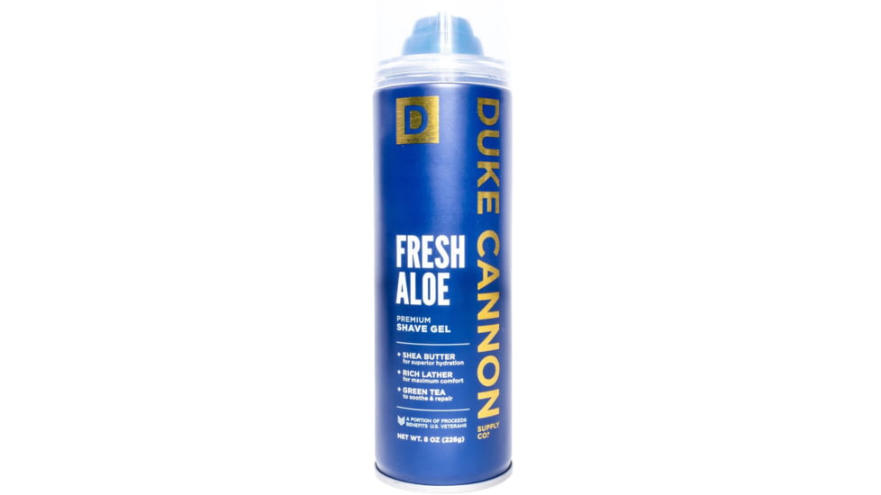 Duke Cannon Supply Co Fresh Aloe Premium Shave Gel Foam, 8 oz, 8OZFRESHALOESHAVE