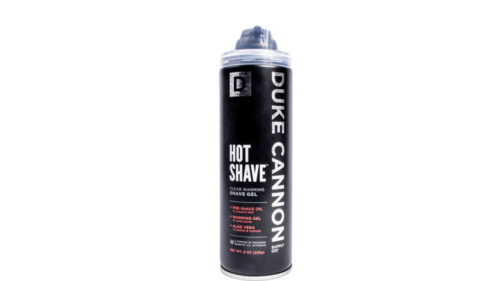 Duke Cannon Supply Co Hot Shave Clear Warming Shaving Gel, 8OZHOTSHAVE