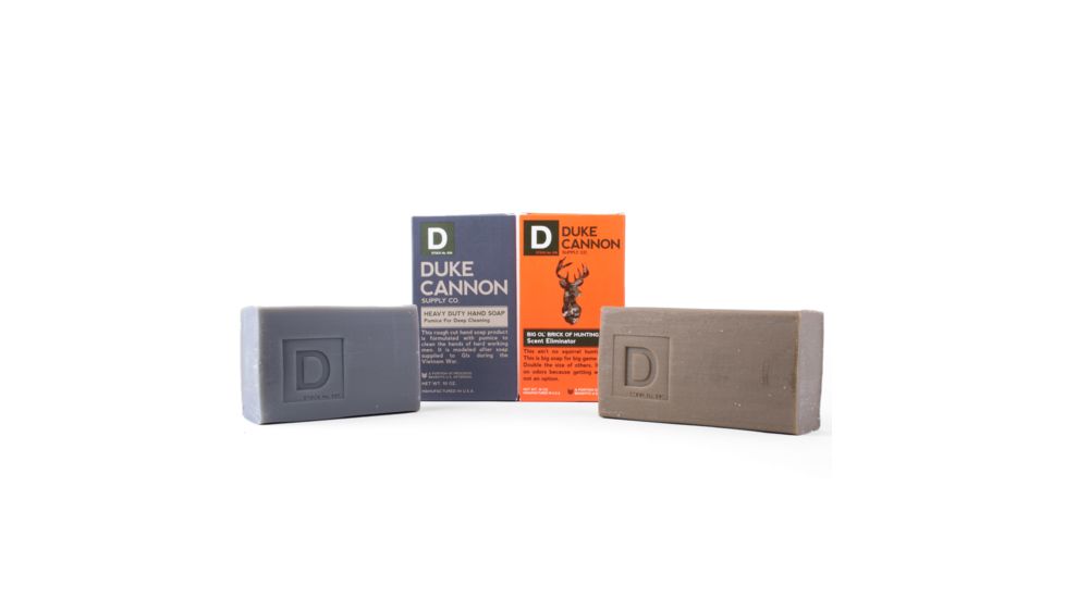 Duke Cannon Supply Co Hunting &amp; Fishing Soap Kit, 2 x 10 oz Soaps, HUNTFISHSET