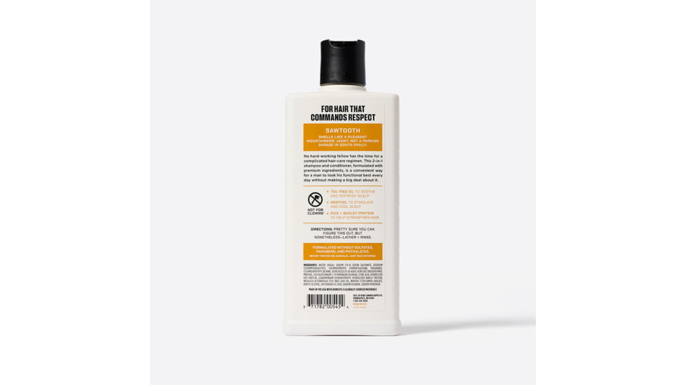 Duke Cannon Supply Co Sawtooth Shampoo w/Conditioner, Tan, Small, HC21-SWTH14