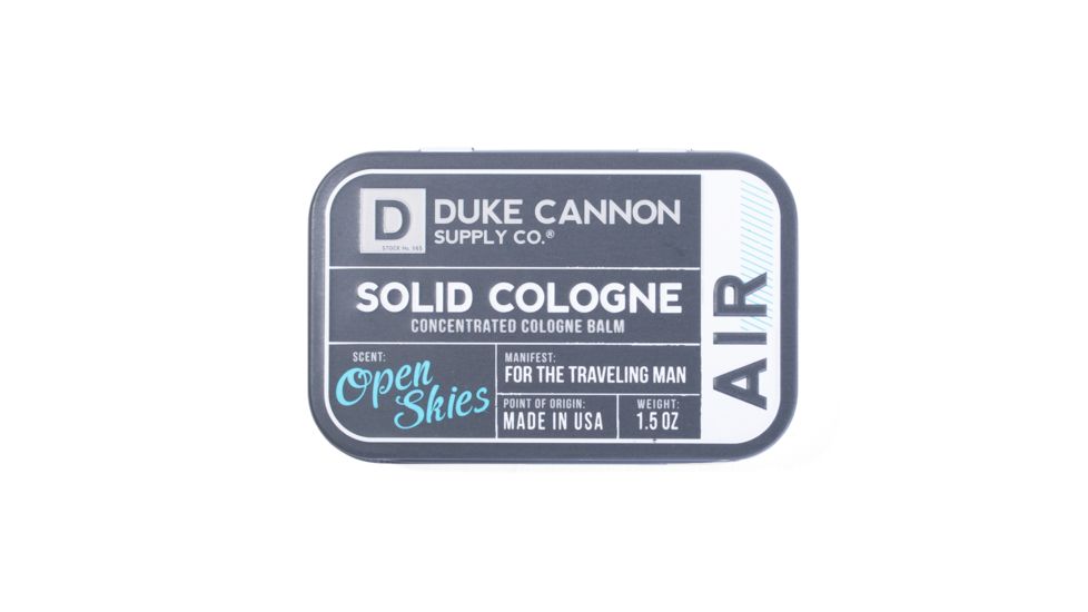 Duke Cannon Supply Co Solid Cologne, Air, 1.5 oz Tin, SCAIR1