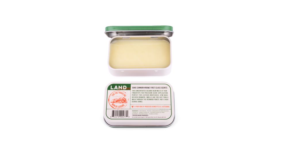 Duke Cannon Supply Co Solid Cologne, Land, 1.5 oz Tin, SCLAND1