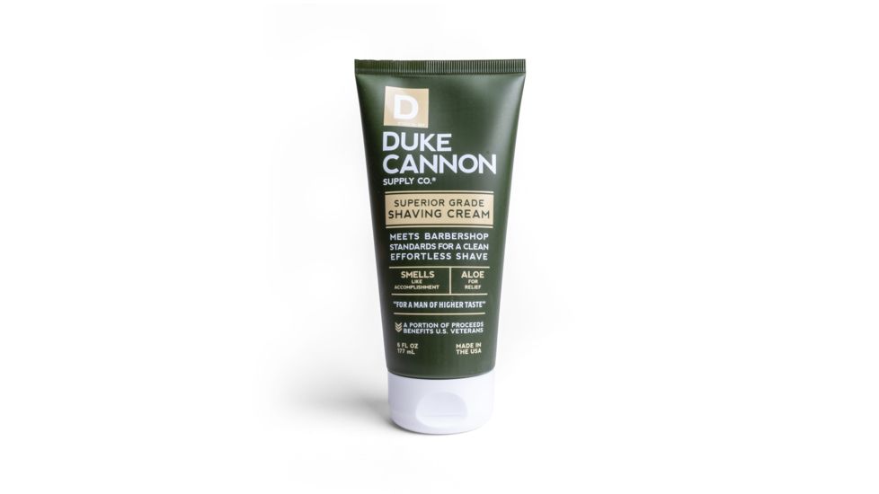 Duke Cannon Supply Co Superior Grade Shave Cream, 6 oz Tube, SHAVE