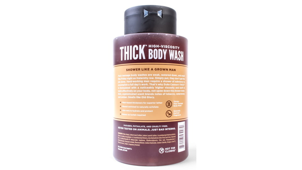 Duke Cannon Supply Co Thick Liquid Shower Soap, Old Glory, 17.5OZTHICKOLDGLORY