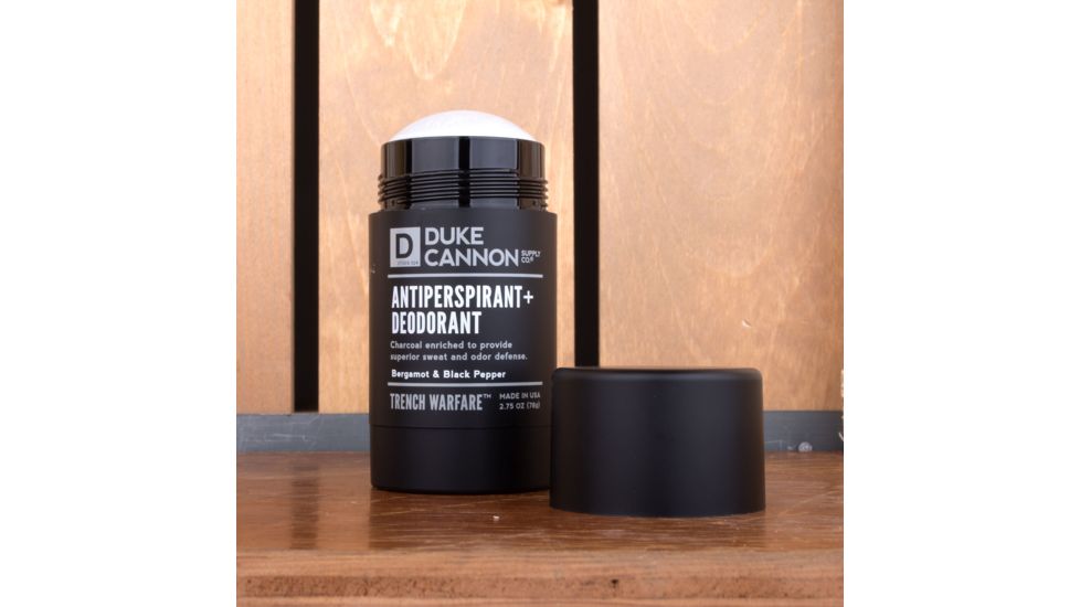 Duke Cannon Supply Co Trench Warfare AP/Deo, Bergamot &amp; Black Pepper, 2.75 oz, APDEOBP