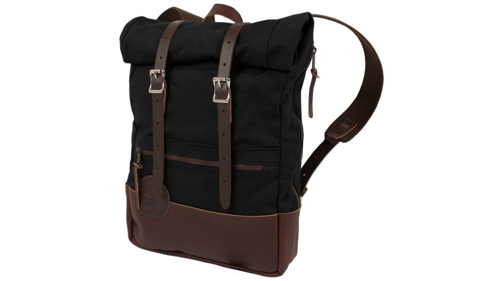 Duluth Pack Deluxe Roll-Top Scout Pack-Black