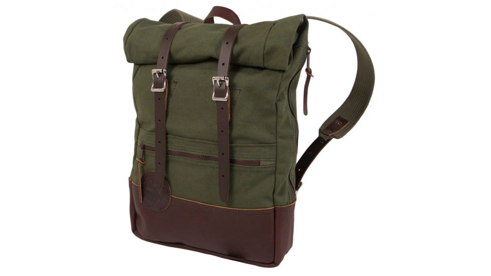 Duluth Pack Deluxe Roll-Top Scout Pack-Olive Drab