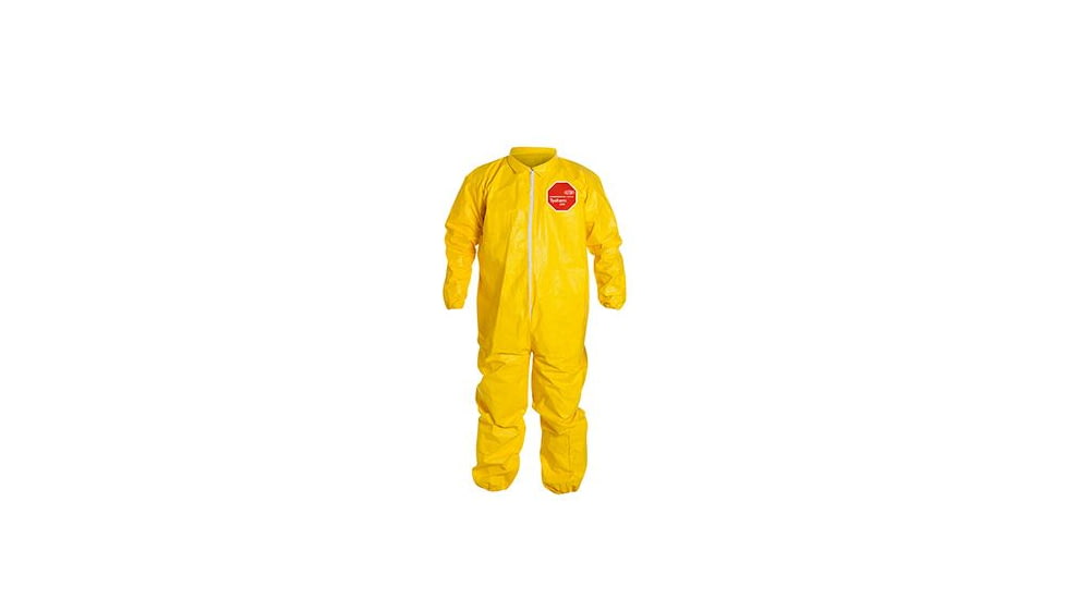 Dupont Coverall Tychem Qc Ts MDCS4 QC125TYLMD00