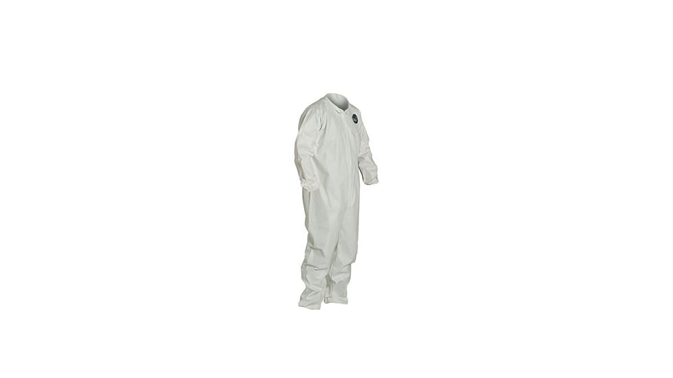 DuPont ProShield 60 Coverall w/Elastic Wrists and Ankles, White, Extra Large, Case of 25, NG125SWHXL00