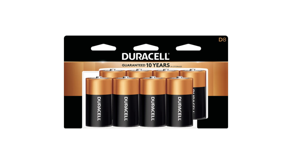 Duracell Duracell Coppertop D Batteries, 8 Pack, Black, D, 41333933641