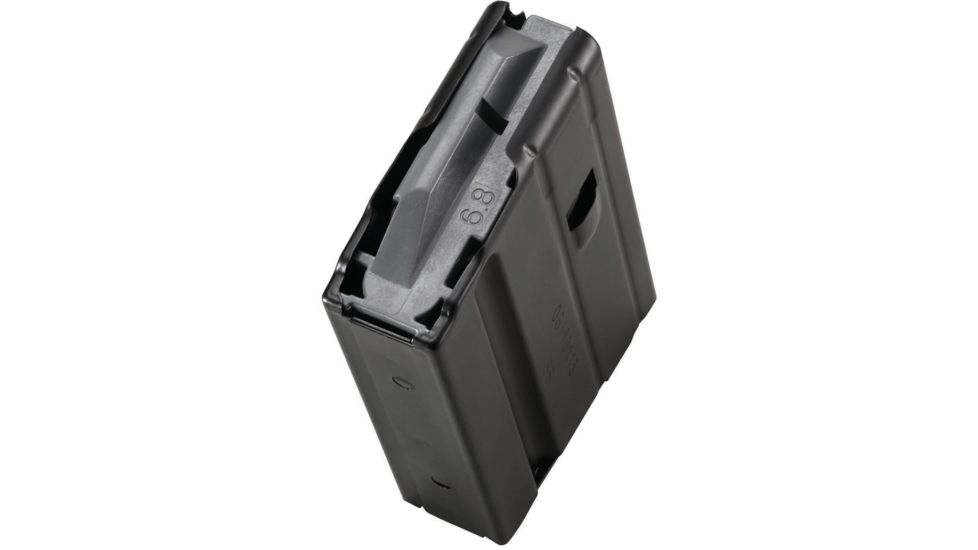 Duramag Stainless Steel Magazine, SS Spring CPD Plate, 6.8 SPC/.224 Valkyrie/22 Nosler, 5RD, Matte, Black/Black, 5X68041187CPD-5RD