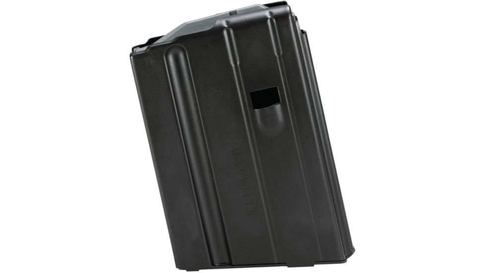 Duramag Stainless Steel Magazine, SS Spring CPD Plate, 6.8 SPC/.224 Valkyrie/22 Nosler, 5RD, Matte, Black/Black, 5X68041187CPD-5RD