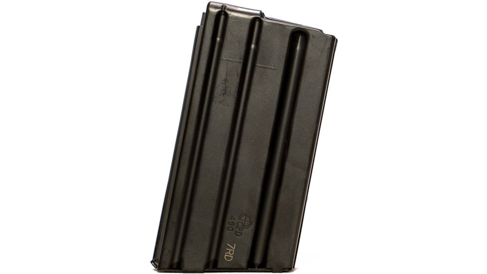Duramag SS Stainless Steel Magazine, Everflex Spring CPD Plate, .450 Bushmaster, 7RD, T360 Coating, Black/Black, 7X45041175CPD-7RD