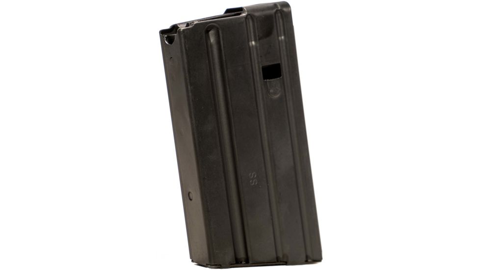 Duramag SS Stainless Steel Magazine, Everflex Spring CPD Plate, .450 Bushmaster, 7RD, T360 Coating, Black/Black, 7X45041175CPD-7RD