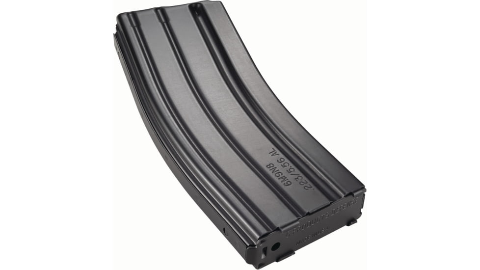 Duramag Speed AR-15 Rifle Magazine, .223 Rem/.300 Blackout/5.56x45mm NATO, 30 Round, Black w/ Orange Follower Detachable, 1 Pack, Aluminum, 3023001175CPD-30RD