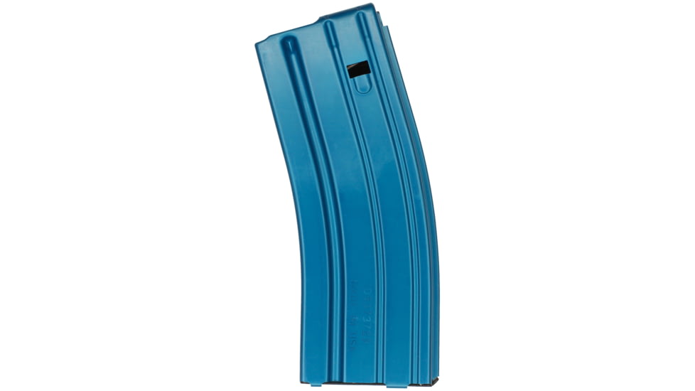 Duramag AR-15 .223 Rem 30 Round Aluminum Rifle Magazine, Black/Blue, 3023005175CPD-30RD