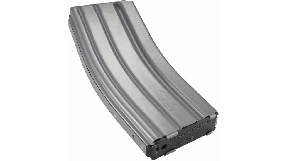 Duramag AR-15 .223 Rem 30 Round Aluminum Rifle Magazine, Gray/Black, 3023002175CPD-30RD