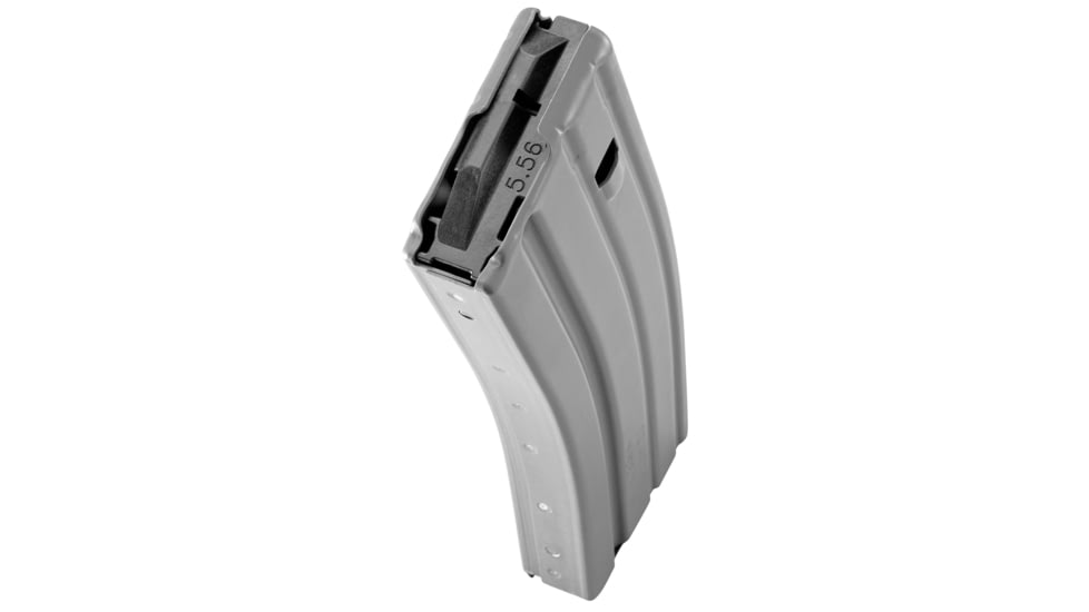 Duramag AR-15 .223 Rem 30 Round Aluminum Rifle Magazine, Gray/Black, 3023002175CPD-30RD