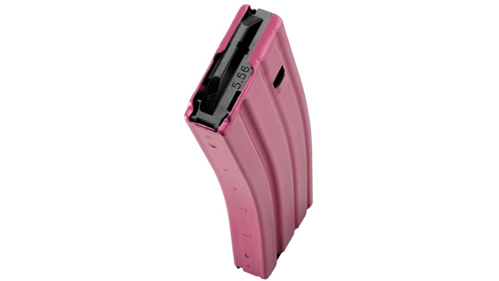 Duramag AR-15 .223 Rem 30 Round Aluminum Rifle Magazine, Pink/Black, 3023003175CPD-30RD