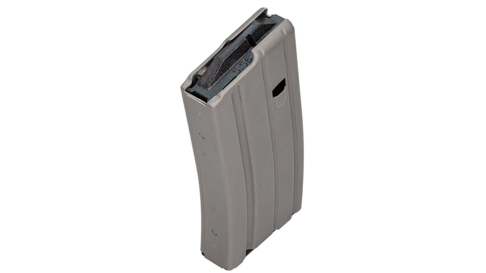 Duramag AR-15 .223 Remington/5.56 NATO, 20 Round Rifle Magazine, Gray/Black, 2023002175CPD-20RD
