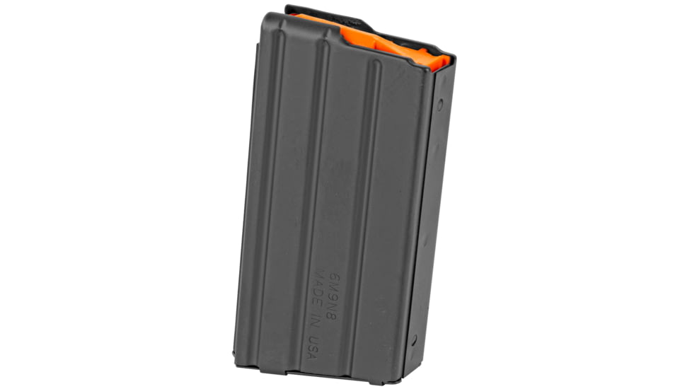 Duramag AR-15 .350 20 Round SS Rifle Magazine, Black/Orange, 2035041178CPD-20RD