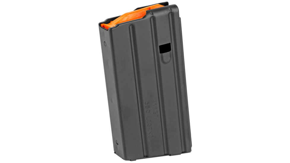 Duramag AR-15 .350 20 Round SS Rifle Magazine, Black/Orange, 2035041178CPD-20RD
