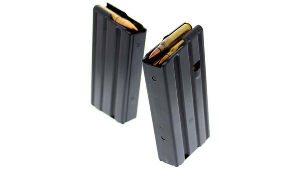Duramag AR-15 5.56/300BLK 20 Round SS Rifle Magazine, Black/Orange, 2023041178CPD-20RD